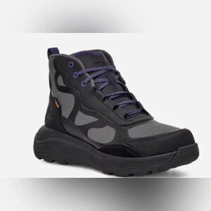 Teva W Geotrecca RP Black Grey Purple Women Outdoors Trail Shoes Sz 8.5